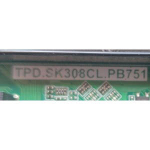 MAIN FUENTE PARA HKPRO ((ROKU TV)) / NUMERO DE PARTE 240038 / TPD.SK308CL.PB751 / 9011-240038 / SE201451 / CVTE9011ARA0 / B11267 / GWL22010130 / B22010918-0A01677 / DISPLAY LC320DXQ (SM)(A8) / MODELOS HKP32R01 / SI32RF